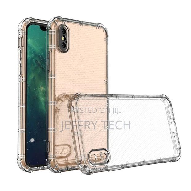 iPhone X / XS Straight Edge Dual Bone-Bits Shockproof TPU Cl - main view