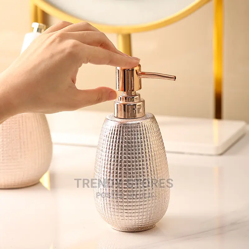 Rose Gold Ceramic Bathroom Accessories