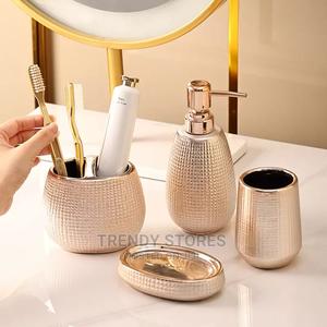 Rose Gold Ceramic Bathroom Accessories - thumbnail 2