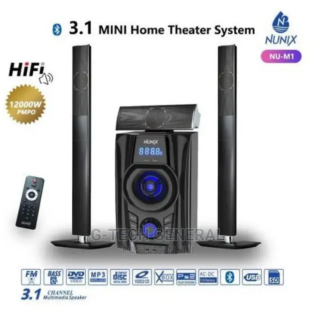 Nunix M7 3.1ch Mini Home Theater System