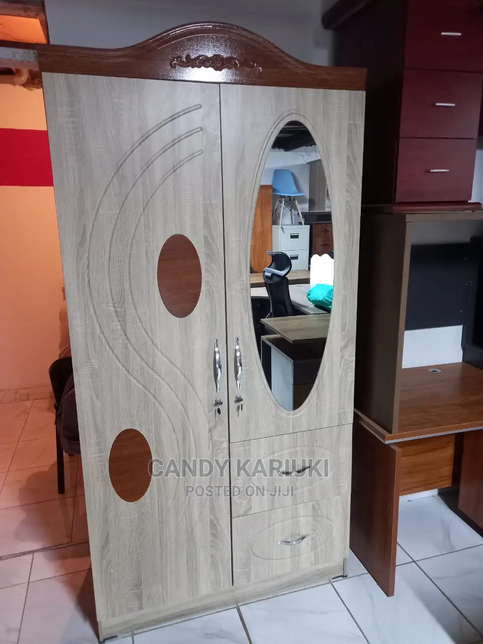 Spacious 2 Door Wardrobe