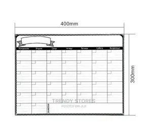 40x30 CMS Magnetic Timetable/Weekly Planner