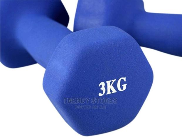 3kg Neoprene Coated Dumpbell - thumbnail 4