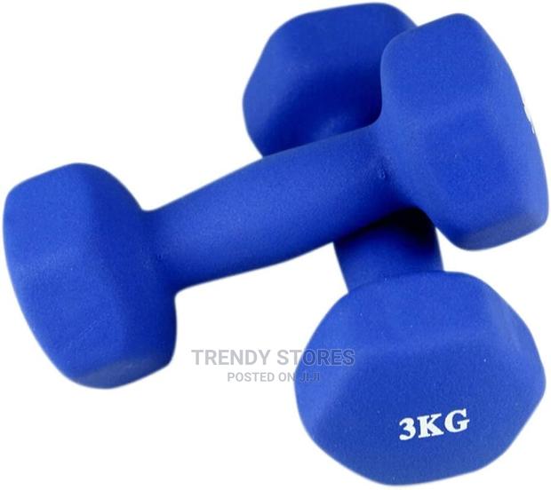 3kg Neoprene Coated Dumpbell - thumbnail 5