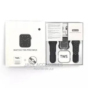 T55 Pro Max Smartwatch+Free Earbuds