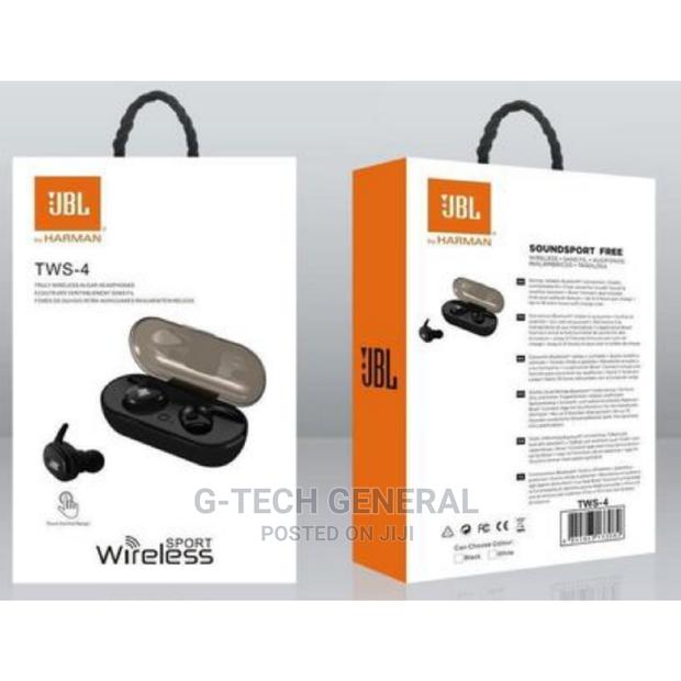 Jbl TWS 4 Earbuds. Bluetooth. Wireless. EAR BUD - main view