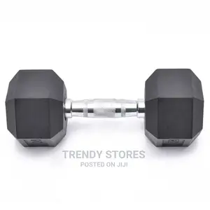 10KG Hexagon Chrome Plated Handle Dumbell
