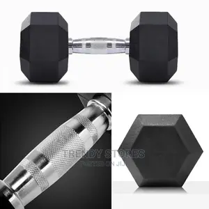 20kg Hexagon Chrome Plated Handle Dumbell