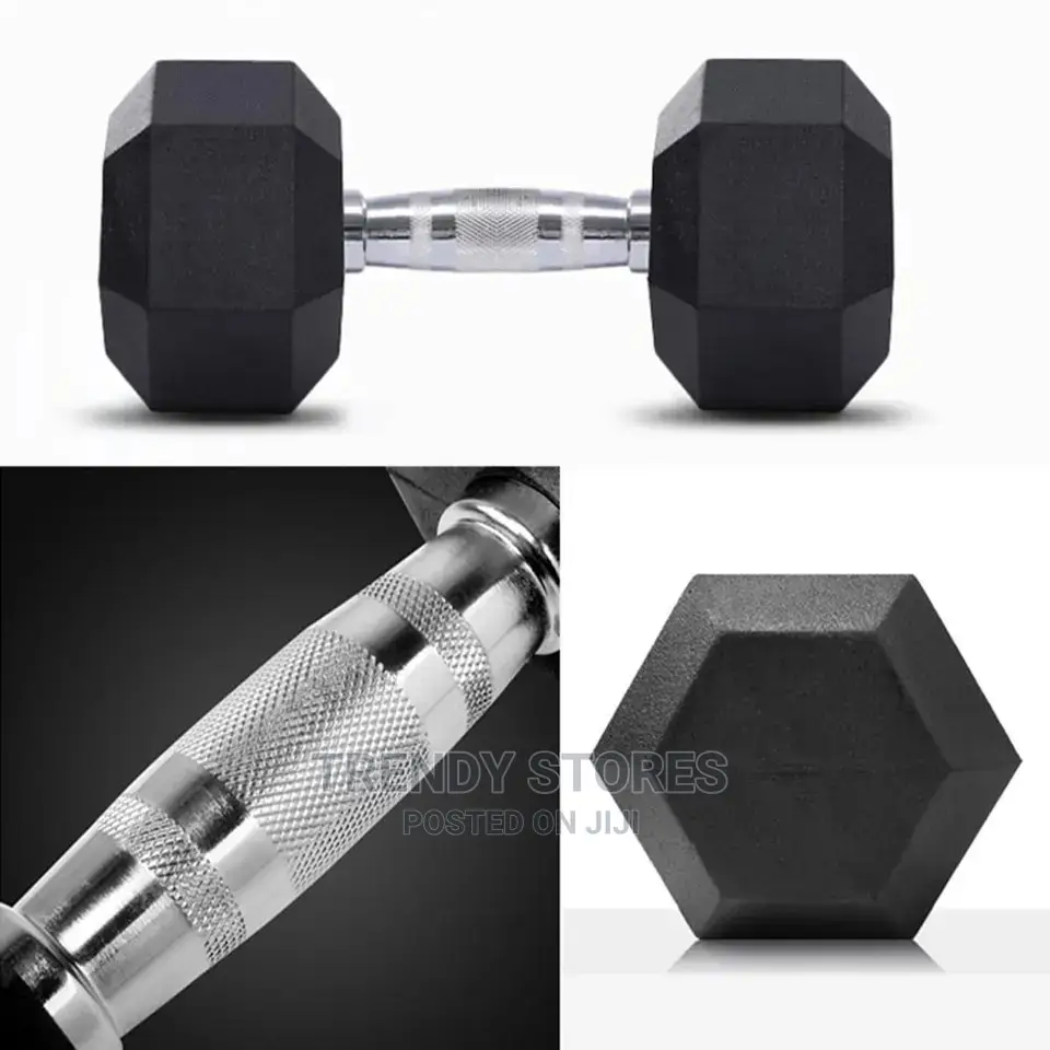 20kg Hexagon Chrome Plated Handle Dumbell