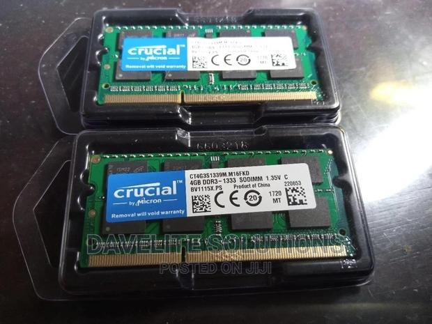 Samsung or Crucial 4GB DDR3 RAM - main view