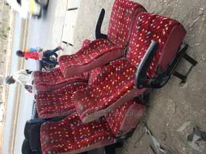 Recliner Tour Van Seats With Armrest and Canvas Materials