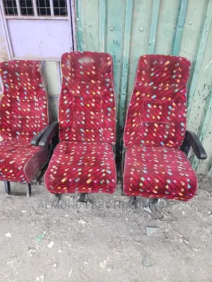 Recliner Tour Van Seats With Armrest and Canvas Materials