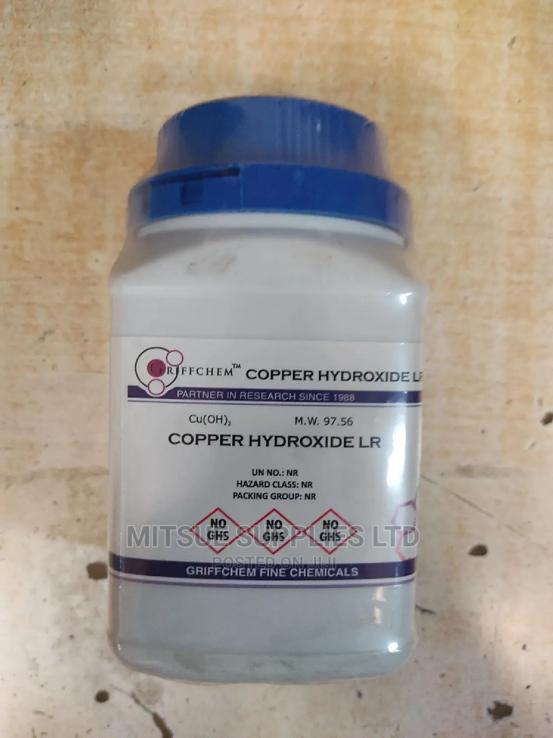 Copper Hydroxide LR ( 53% Copper ) 500G