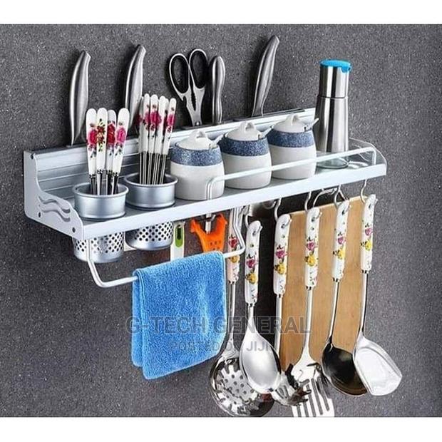 Generic Multifunctional Kitchen Wall Storage Rack - main view