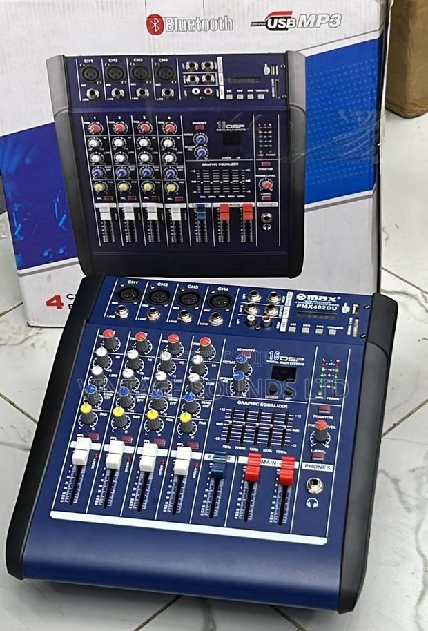 Max 4 Channel Active Powered Mixer With Bluetooth and USB - main view