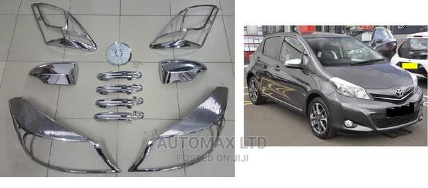 ABS Chrome Kit Set. For Toyota Vitz/Yaris, Year 2013+