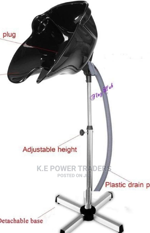 Freestanding Adjustable Salon Sink - main view