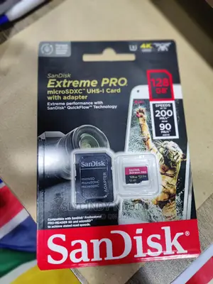 Sandisk Extreme Pro Microsdxc UHS-1 Card With Adapter