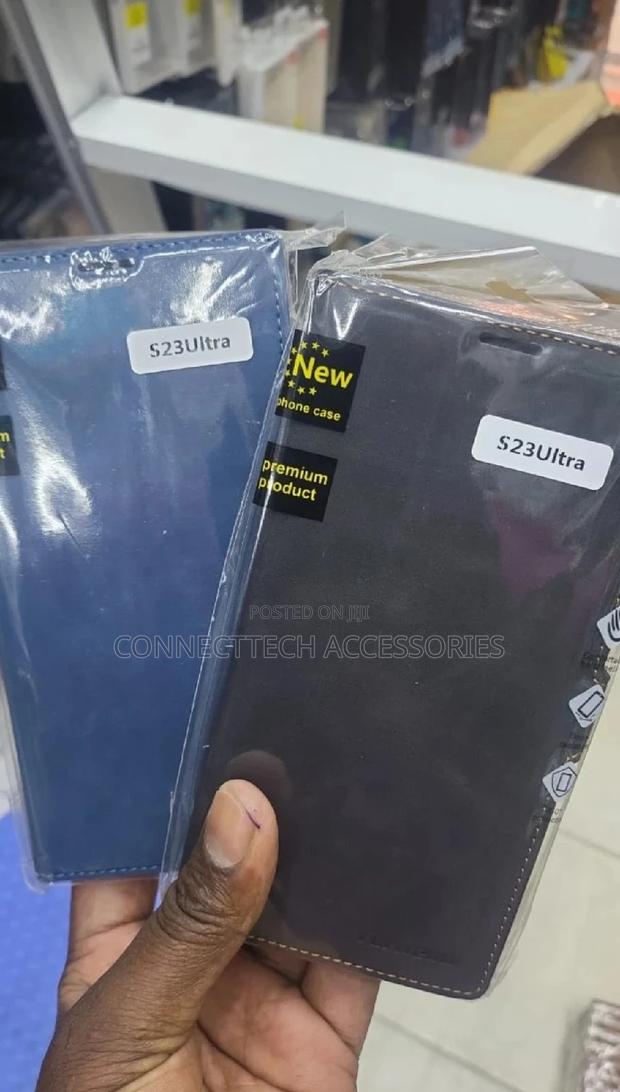 Samsung S23 Ultra Leather Flip Case - thumbnail 2
