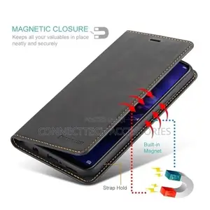 Samsung S23 Ultra Leather Flip Case
