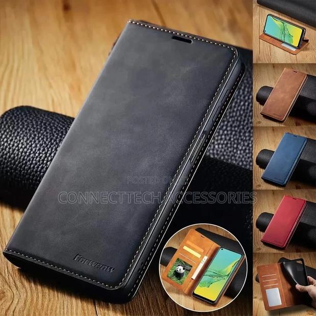Samsung S23 Ultra Leather Flip Case - main view