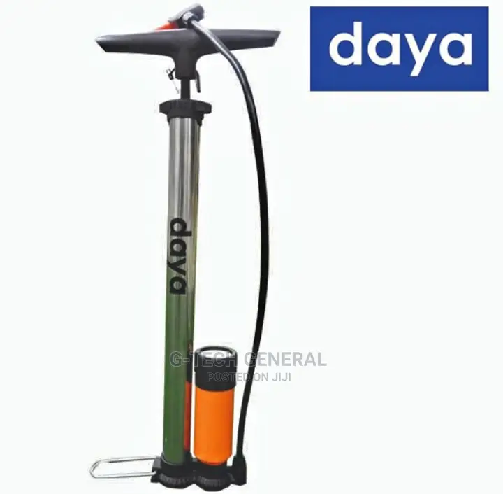 Bicycle Pump With Pressure Gauge