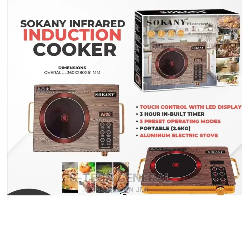 Sokany Energy Saving INFRARED INDUCTION Cooker Cooker-Single