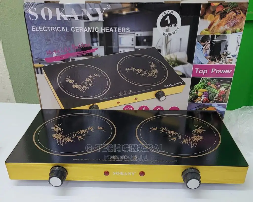Sokany Energy Saving INFRARED INDUCTION Doubleplate Cooker