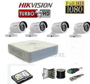 4 CCTV Cameras Modernized Complete Kit 1080p Cctv Camera