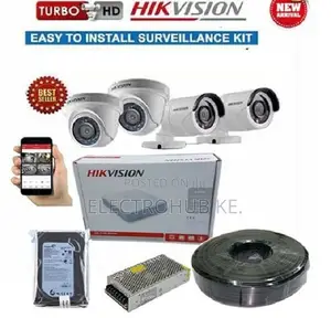 Complete 1080p Hikvision 4 CCTV Surveillance CCTV Cameras