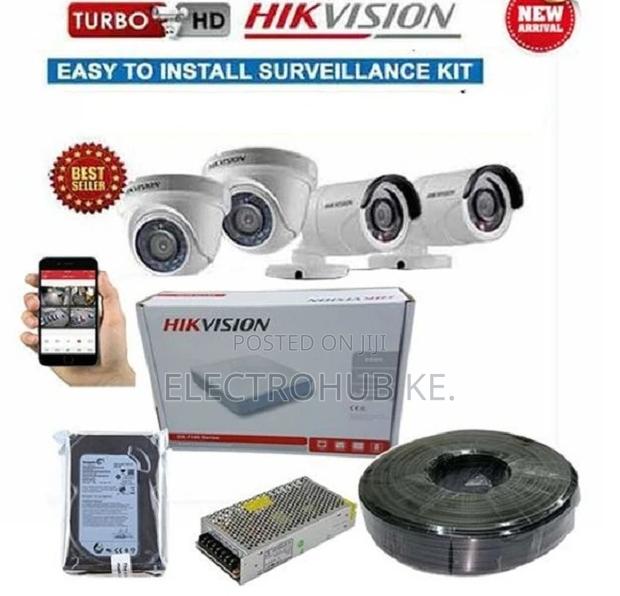 Complete 1080p Hikvision 4 CCTV Surveillance CCTV Cameras
