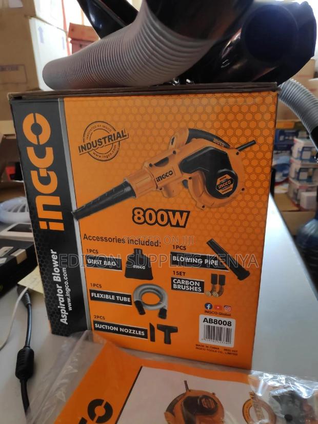 Computer Dust Blower Ingco 800w Blower Vacuum Heavy Duty - thumbnail 2