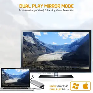 USB C Hub 7 in 1 USB C Hub Multiport Adapter With HDMI at 60