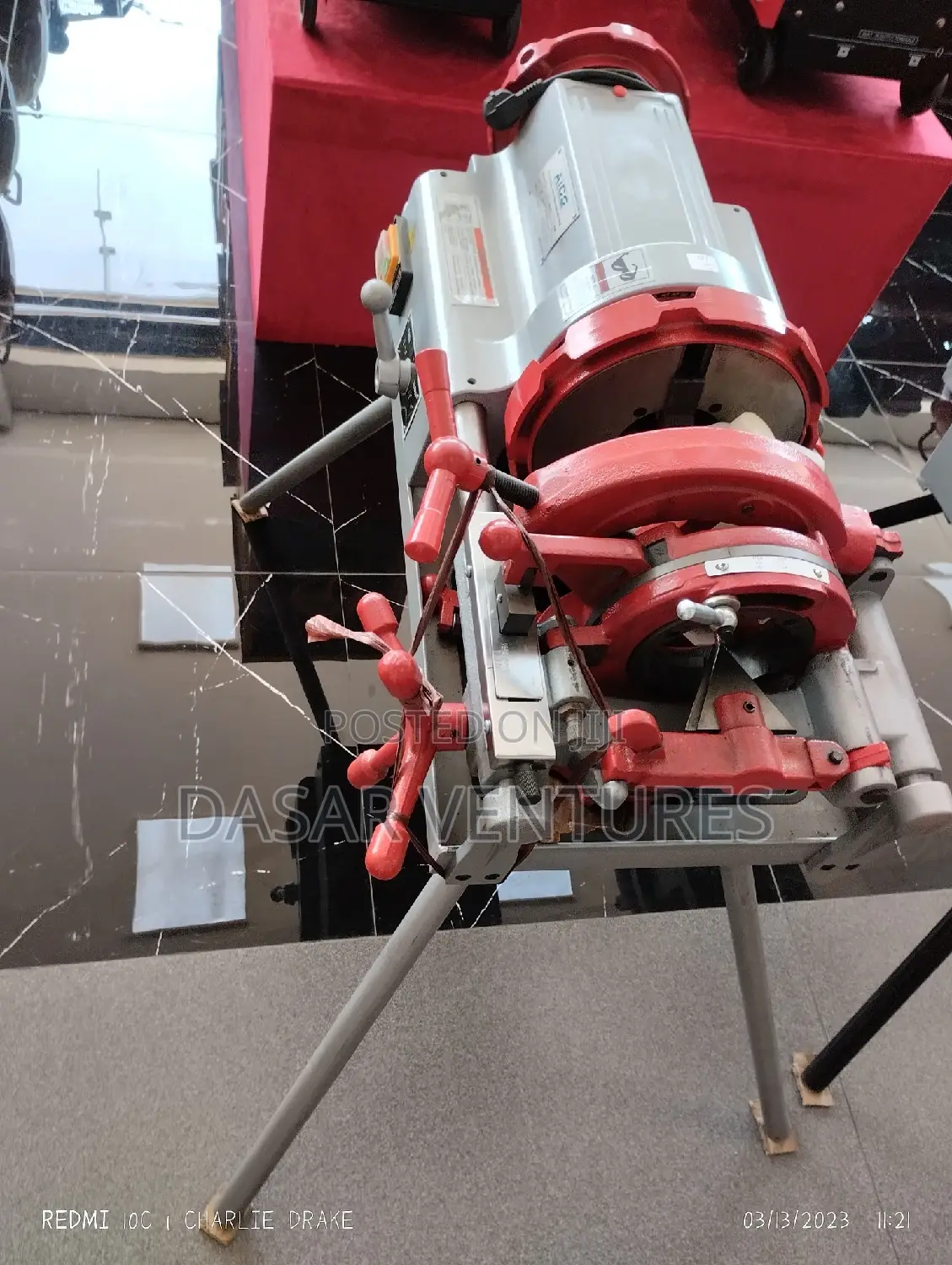 1⁄2" - 3" Pipe Threader