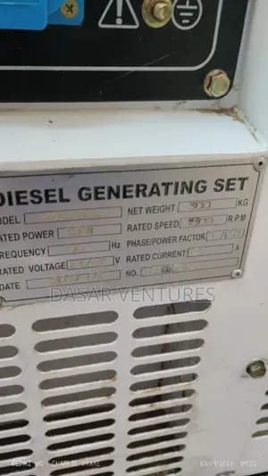 Back Up Generator for Hire