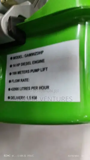 High Pressure Water Pump 14hp