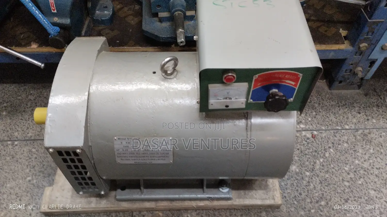 Alternator Belt Type 5KVA