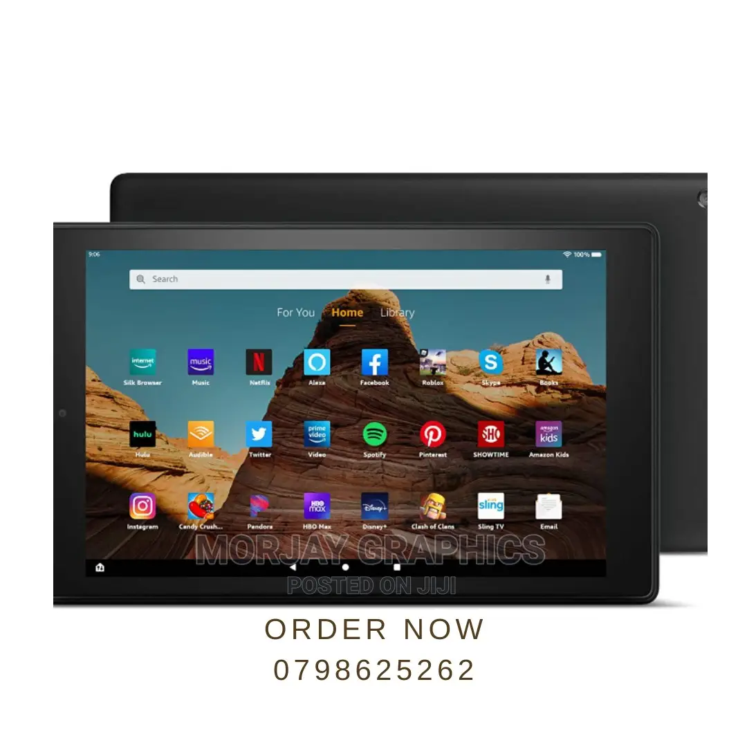 New Amazon Fire HD 10 32 GB Black