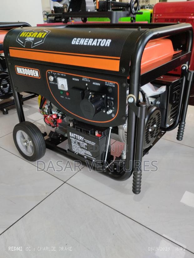 7.5kva Hisaki Generator