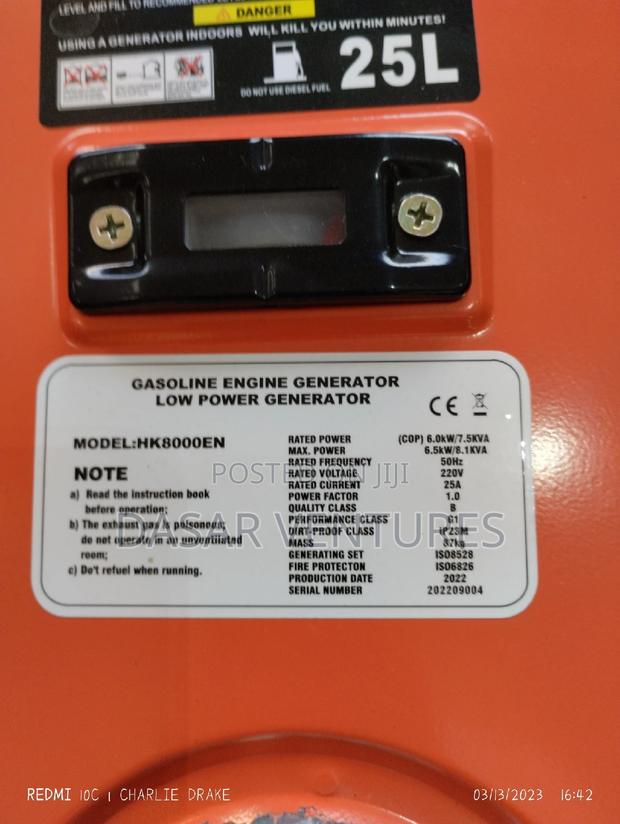 7.5kva Hisaki Generator - thumbnail 2