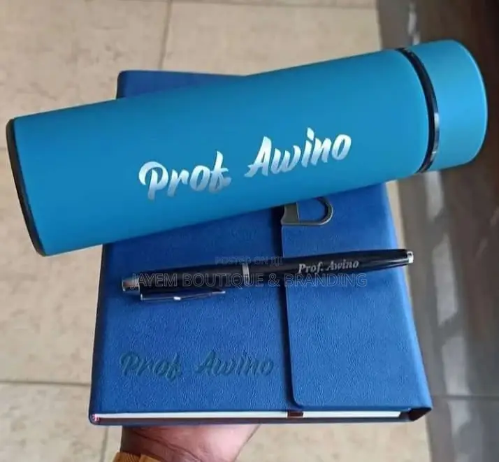 Cups, Flasks and Notebooks