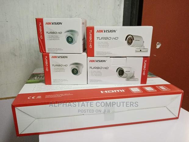 Three Cctv Camera Kit 1080p With 500gb Hdd 50m RG59 Cable - main view