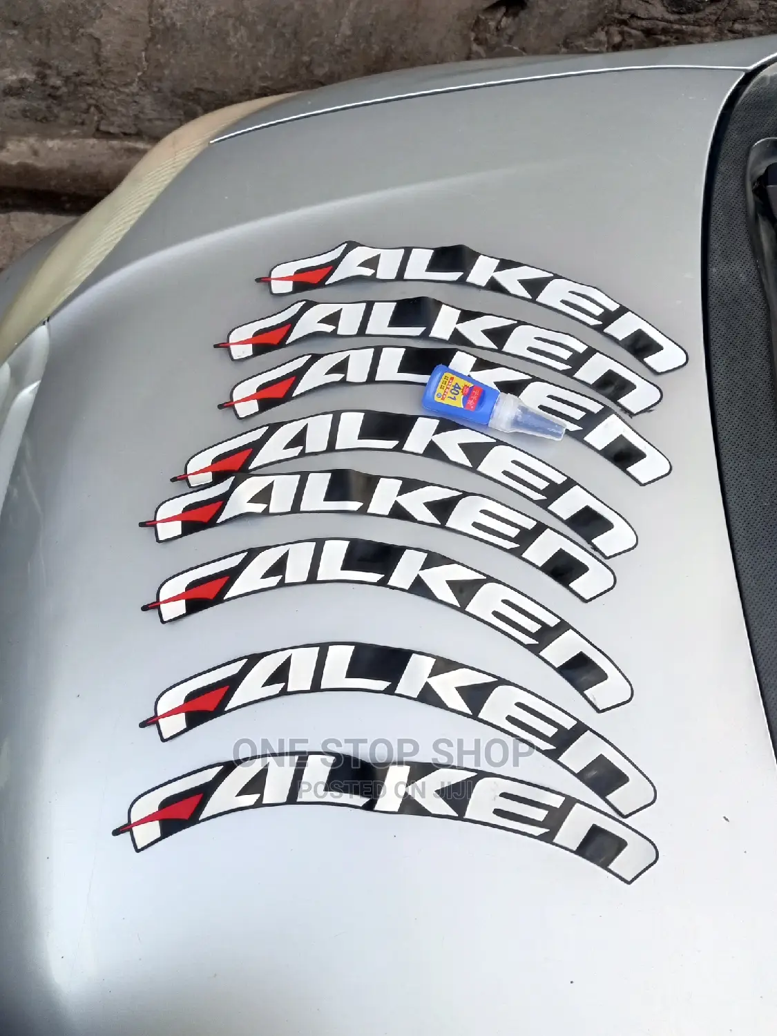 Universal Tire Stickers Decorations Branded Falken 8pcs
