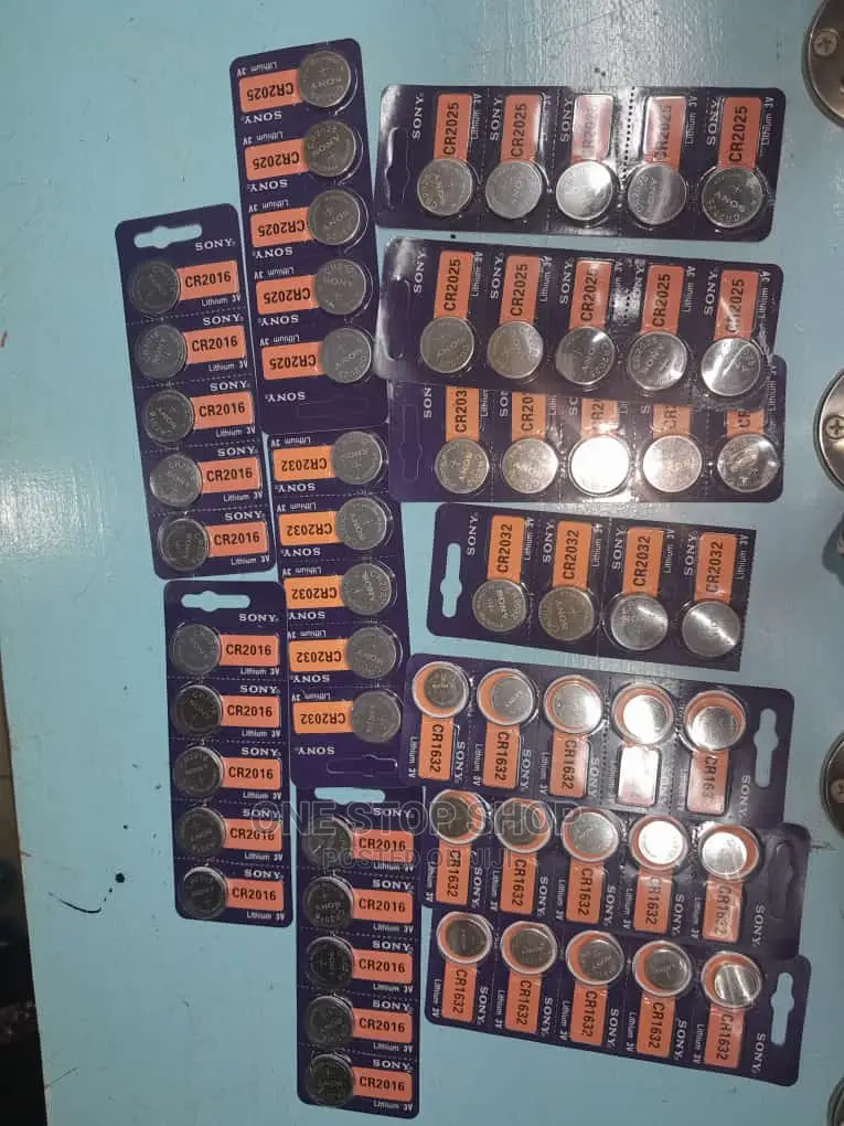 2016/2020/2025/2032/1632 Car Remote Key Batteries 5pcs Pack