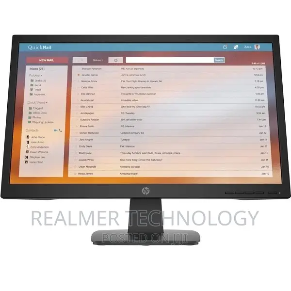 HP P22v G4 21.5′′ FHD Monitor – 9TT53AA