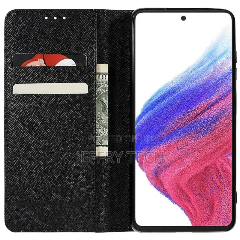 Flip Cover Samsung Galaxy A54 5G Simili Cuir Texturé