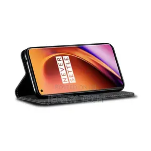 Flip Cover Oneplus 8 Pro Leather Texture