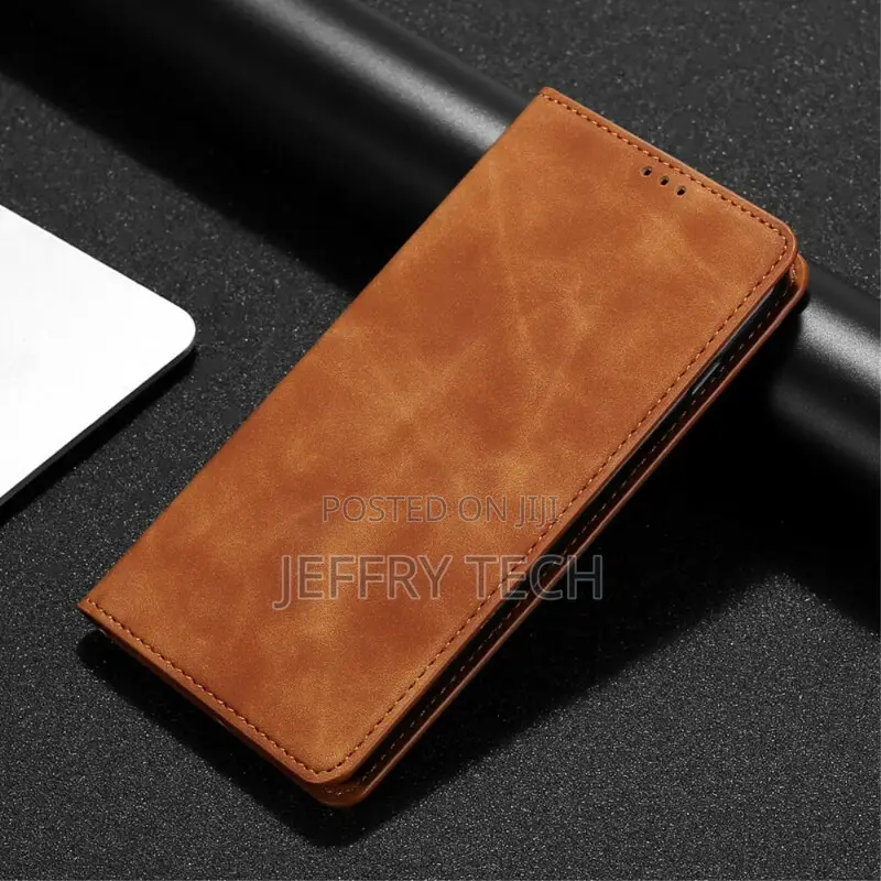 Flip Cover Oneplus Nord N10 Effet Cuir Silky Touch