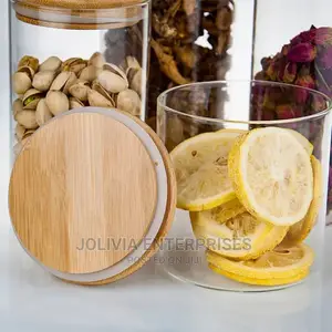 Glass Jars With Bamboo Lid