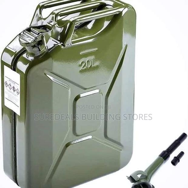 20ltrs Petrol/Diesel Metalic Fuel Jerry Can - main view